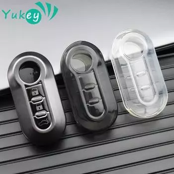 Защитный чехол для ключей из ТПУ для Fiat 500 Ducato 500L Panda Punto Lancia Musa для Citroen Jumper для Peugeot Boxer
