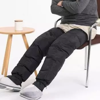 Защитный чехол для колена электромобиля, теплые, холодные ноги для женщин и мужчин, водонепроницаемый, ветрозащитный, утолщенный, зимний, для ног, педалей мотоцикла, поездок на работу, походов L чёрный