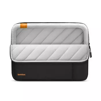 Защитный чехол для компьютера tomtoc, совместимый с 16-дюймовым MacBook Pro, противоударный чехол для ноутбука, внутренняя сумка для ноутбука, легкий водоотталкивающий черный цвет