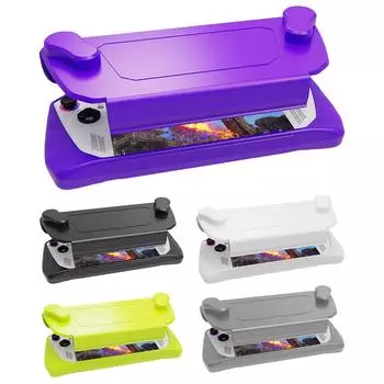 Защитный чехол для консоли, противоударный мягкий защитный чехол, защита от падения, защита от царапин, задняя панель с кронштейном для игровой консоли ASUS ROG Ally чёрный