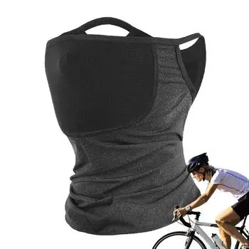 Защитный чехол для лица для холодной погоды, мотоциклетный головной убор, зимний шарф, термошейный гетр, водонепроницаемый ветрозащитный чехол для лица, мужской утеплитель для шеи синий