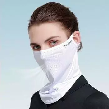 Защитный чехол для лица от УФ-излучения для гольфа, походов, охлаждающая ткань, синий, 1 шт.