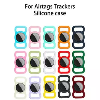 Защитный чехол для локатора Airtags, силиконовый чехол чёрный
