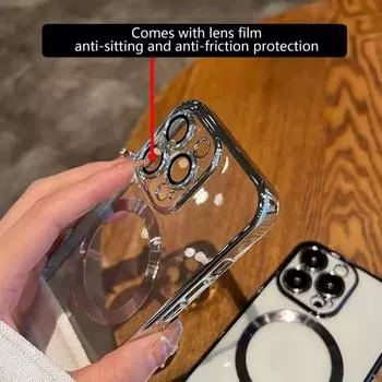 Защитный чехол для мобильного телефона Yousheng, полная защита камеры, ударопрочный, прозрачный, защитный чехол для телефона iPhone 15