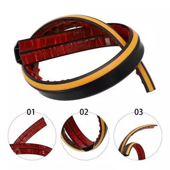 Защитный чехол для напольного кабеля презервативов длиной 1 м, желтый и черный D50 (50мм) D40