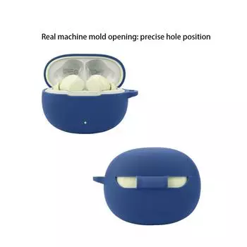 Защитный чехол для наушников Безопасный и надежный чехол Нескользящий силиконовый чехол Водонепроницаемый чехол для наушников Подходит для наушников T110 белый