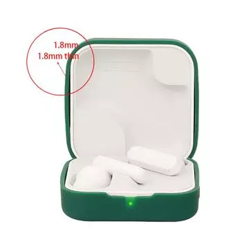 Защитный чехол для наушников, безопасный и надежный чехол, нескользящий силиконовый чехол, водонепроницаемый чехол для наушников от g Buds белый