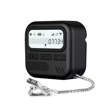 Защитный чехол для наушников, чехол Page Design и клипса, предотвращающая потерю чёрный