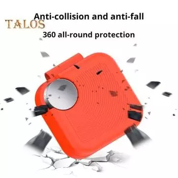 Защитный чехол для наушников CMF Buds, защита на 360 градусов, силиконовый, амортизирующий, пылезащитный, легкий, портативный, со шнурком, для всего тела чёрный