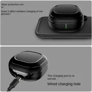 Защитный чехол для наушников из ТПУ/ПК для Samsung Galaxy Buds live/Pro/Buds 2/Buds 2 Pro Home/Travel