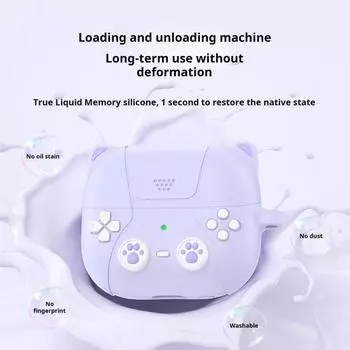 Защитный чехол для наушников, износостойкий, устойчивый к царапинам, портативный дизайн, ударопоглощающий, пылезащитный чехол для SamsungGalaxy фиолетовый