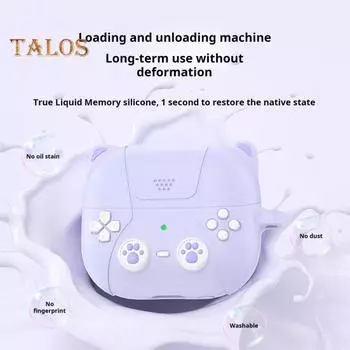 Защитный чехол для наушников, износостойкий, устойчивый к царапинам, портативный дизайн, ударопоглощающий, пылезащитный чехол для SamsungGalaxy Buds 3/3pro фиолетовый