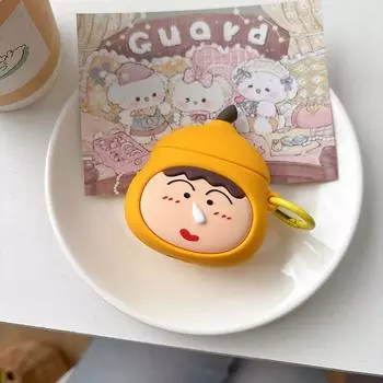 Защитный чехол для наушников Pro2, чехол для наушников второго и третьего поколения, версия с шумоподавлением, третье поколение, четвертое поколение, корейский, милый, забавный, инс Apple Airpods Pro [Gourd Dumbo] send ring