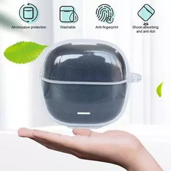 Защитный чехол для наушников, прозрачный дизайн, ударопрочный, простой в установке защитный чехол для Redmi Buds 6
