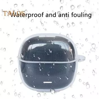 Защитный чехол для наушников, прозрачный дизайн, ударопрочный, простой в установке защитный чехол для Redmi Buds 6 прозрачный