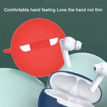 Защитный чехол для наушников с защитой от падения, чехол для зарядки наушников, чехол для OPPO Encobuds2 Дома/Путешествия темно-синий