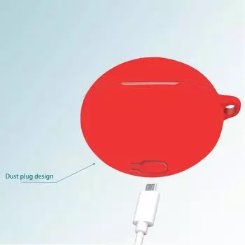 Защитный чехол для наушников с защитой от падения, чехол для зарядки наушников, чехол для OPPO Encobuds2 Дома/Путешествия темно-синий