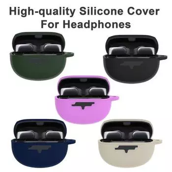 Защитный чехол для наушников Силиконовый чехол Противоударный ударопрочный Простота установки Bluetooth-совместимый чехол для наушников Ultra
