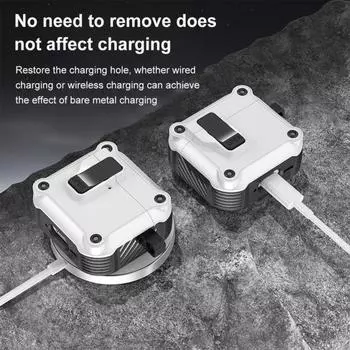 Защитный чехол для наушников, ударопрочный, ударопрочный, защита на 360 градусов, защитный чехол для AirPods 4 for Airpods 4 белый