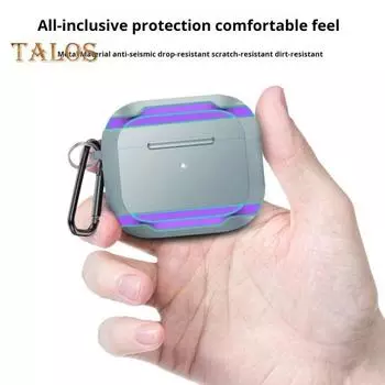 Защитный чехол для наушников, ударопрочный, устойчивый к царапинам, защитный чехол для всего корпуса, чехол для наушников AirPods 4 for Airpods 4 чёрный