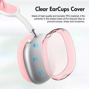 Защитный чехол для наушников Yousheng, защита на 360 градусов, противоскользящий водонепроницаемый, простой в установке силиконовый защитный чехол для AirPods Max чёрный