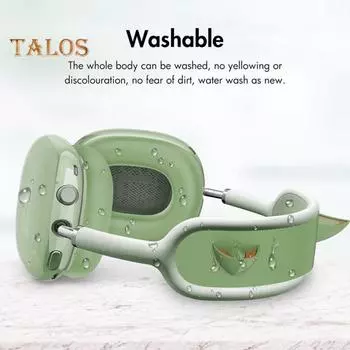 Защитный чехол для наушников, защита на 360 градусов, противоскользящий водонепроницаемый, простой в установке силиконовый защитный чехол для AirPods Max белый