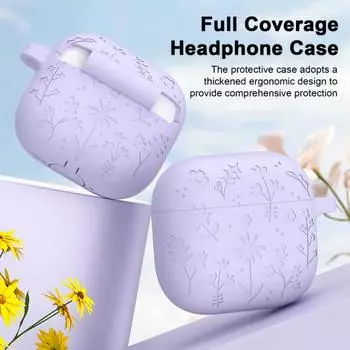 Защитный чехол для наушников, защитный чехол для зарядки, ударопрочный, ударопрочный, утолщенный, с полным покрытием, силикон светло-зеленый