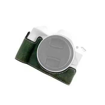 Защитный чехол для нижней части цифровой камеры Сумка для камеры из искусственной кожи с крепежным винтом 1/4 дюйма, совместимая с зелёный