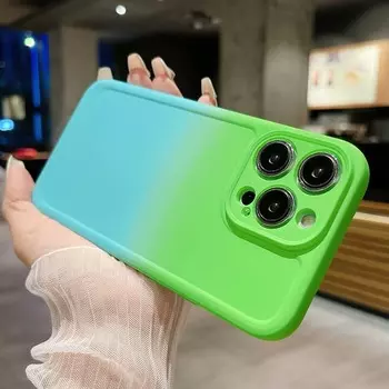 Защитный чехол для объектива контрастного цвета для iPhone 14 Pro Max 13 12 11 Pro Max X XR XS 13 12 Mini 7 8 Plus, мягкий силиконовый чехол For iPhone X