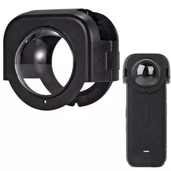Защитный чехол для объектива от царапин, водонепроницаемый защитный чехол для спортивной камеры для Insta360 X4, аксессуары для Insta 360 X4 чёрный