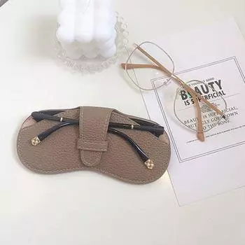 Защитный чехол для очков из искусственной кожи с защитой от давления, чехол для очков, сумка для хранения солнцезащитных очков