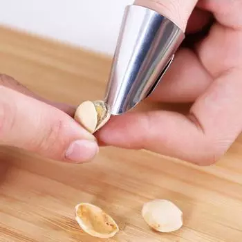 Защитный чехол для пальцев Edamame, инструмент для скорлупы каштанов, защитный чехол для рук в виде куриной головы, защитный чехол для рук при сборе и резке овощей, защитный чехол для железных ногтей 10pcs