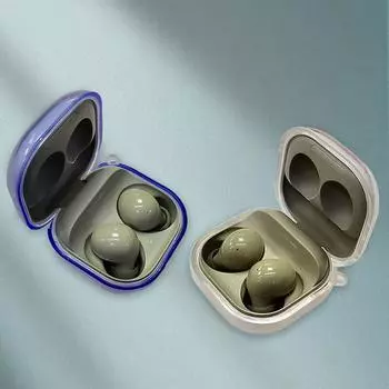 Защитный чехол для переноски, совместимый с аксессуарами для наушников Galaxy Buds, пылезащитный протектор, держатель для моющихся коробок чёрный