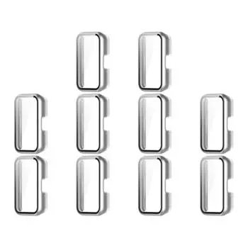 Защитный чехол для ПК-часов Samsung Galaxy Fit 3 SM-R390 (Матовое серебро)