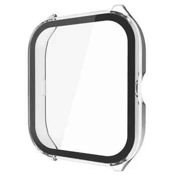 Защитный чехол для ПК для Amazfit GTS 4, водонепроницаемая рамка для экрана, умные часы, цельный корпус, аксессуары из стеклянной пленки чёрный