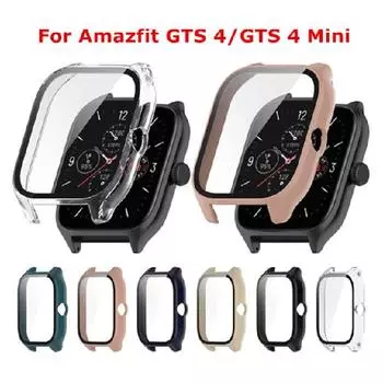 Защитный чехол для ПК, стекло для Amazfit GTS 4, смарт-часы, бампер, защита экрана для Huami Amazfit GTS4 GTS4, мини-чехол