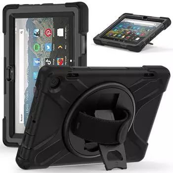Защитный чехол для планшета Amazon Kindle Fire8 версии 2022 года - 8-дюймовая подушка безопасности, защита от падений kindle fire8 2022 without shoulder strap чёрный
