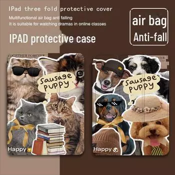 Защитный чехол для планшета Cute Dog для Apple iPad Pro 10.2, Mini 6, Air 5/4, 11 10-го поколения - подходит для различных моделей iPad. iPad Mini 4 (7.9 inches)