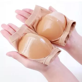 Защитный чехол для пятки Носки для пяток Силиконовые каблуки Носки для ухода за ногами против трещин ZH чёрный