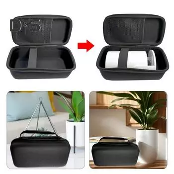 Защитный чехол для проектора с застежкой-молнией, ударопрочный, ударопрочный, портативный, защитный чехол для переноски HY320/HY300 чёрный