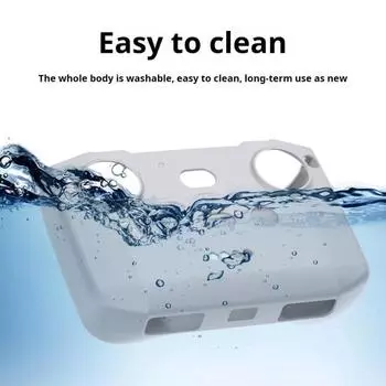 Защитный чехол для пульта дистанционного управления дроном, ударопрочный, гибкий, простой в установке, защитный чехол из силикона для Neo чёрный