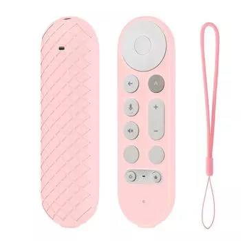 Защитный чехол для пульта дистанционного управления с противоскользящим покрытием для пульта дистанционного управления Google TV Streamer 4K ~ Black