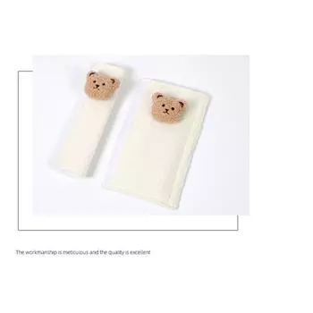 Защитный чехол для ремня безопасности, милый, максимальный комфорт, идеальная посадка, модные аксессуары для салона автомобиля, плюшевые наплечники, мягкие