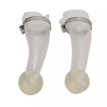 Защитный чехол для рога, безопасный утолщенный силиконовый протектор для рога с круглыми углами и обручем из нержавеющей стали