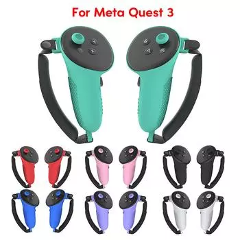 Защитный чехол для ручки, защитный чехол из ТПУ для игрового контроллера 3 VR, противоскользящий чехол, аксессуар VR белый