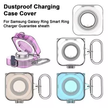 Защитный чехол для SAMSUNG для Galaxy Ring Прозрачный чехол Утолщенный ТПУ 360-градусная защита Моющийся Защитный чехол, устойчивый к пожелтению