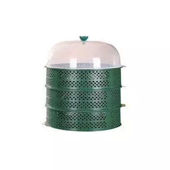 Защитный чехол для семейного питания, штабелируемый изолированный контейнер для еды для пикников, многослойный комплект, пыленепроницаемый E1A2 White-3 layers