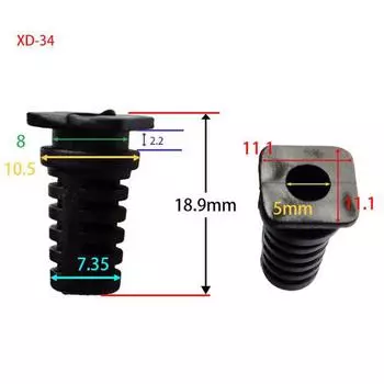 Защитный чехол для шнура Черные/белые кабельные муфты Разъем