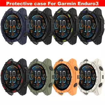 Защитный чехол для смарт-часов Garmin Enduro 3 Защитная пленка-бампер для смарт-часов Garmin Enduro3 аксессуары Garmin Enduro3 темно-синий
