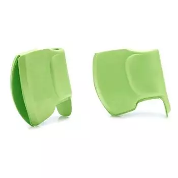 Защитный чехол для смесителя для ванны, защитный чехол с рисунком для младенцев и детей, защитный чехол для смесителя в форме слона зелёный